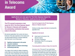 ITP Women in Telecoms Award 2015